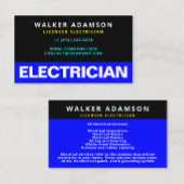 Berufliche zugelassene Stromkarten Visitenkarte