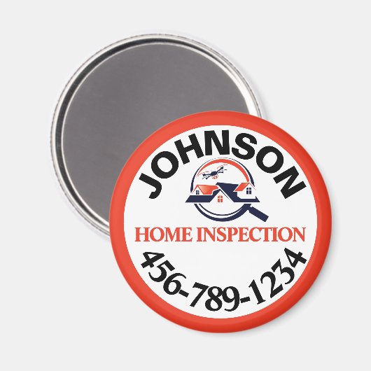 Berufliche Zuhause-Prüfung Magnet (Vorderseite/Rückseite)