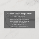 Berufliche Zuhause-Prüfung Modernes Design Visitenkarte (Vorderseite)