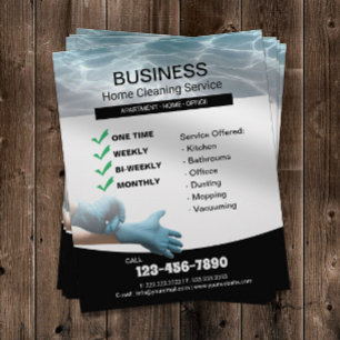 Berufliche Zuhause-Reinigung Haus Behaltend Servic Flyer