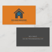 Berufliche Zuhause-Renovierungs-Visitenkarte Visitenkarte (Vorne/Hinten)