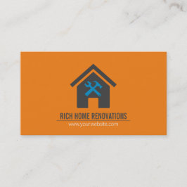 Berufliche Zuhause-Renovierungs-Visitenkarte Visitenkarte