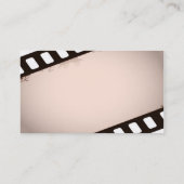 beruflicher aber einzigartiger Filmgeschäftskarte Visitenkarte (Rückseite)