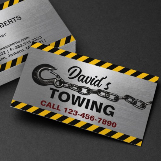 Beruflicher Abschleppdienst Visitenkarte
