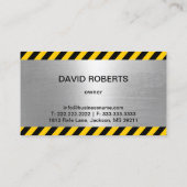 Beruflicher Abschleppdienst Visitenkarte (Rückseite)