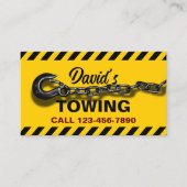 Beruflicher Abschleppdienst Visitenkarte (Vorderseite)