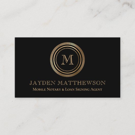 Beruflicher Agent für moderne Notare Visitenkarte (Vorderseite)