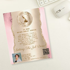 Beruflicher Agent für Notare und Darlehensuntersch Flyer