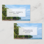Beruflicher Agent Tropical Beach Visitenkarte (Vorne/Hinten)