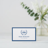 Beruflicher Anwalt Visitenkarte (Stehend Vorderseite)