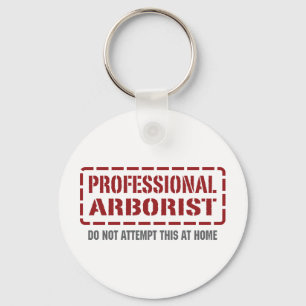 Beruflicher Arborist Schlüsselanhänger