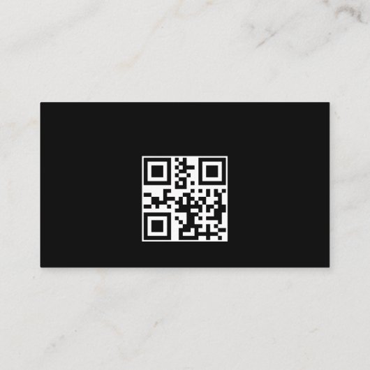 Beruflicher Arzt QR Code Gold Visitenkarte (Rückseite)