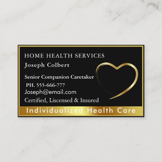 Beruflicher Arzt QR Code Gold Visitenkarte (Vorderseite)