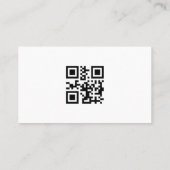 Beruflicher Arzt QR Code Gold Visitenkarte (Rückseite)