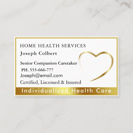 Beruflicher Arzt QR Code Gold Visitenkarte (Vorderseite)