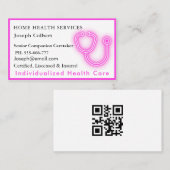 Beruflicher Arzt QR-Code Visitenkarte (Vorne/Hinten)