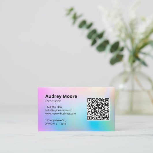 Beruflicher Arzt Visitenkarte (Stehend Vorderseite)