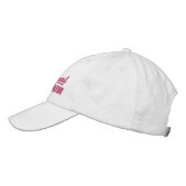 Beruflicher Aufschieber Lustiger Humor Bestickte Baseballkappe (Links)