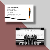 Beruflicher Autor von freiberuflichen Übersetzern Visitenkarte