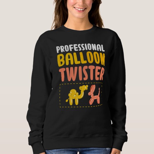 Beruflicher Ballon Twisting Balloon Modeling A Sweatshirt (Vorderseite)