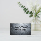 Beruflicher Barbershop Hair Stylist Barber Shop Visitenkarte (Stehend Vorderseite)