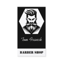 Beruflicher Barbershop Schwarzweiß