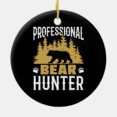 Beruflicher Bärenjäger Keramik Ornament (Hinten)