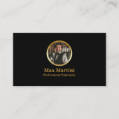 Beruflicher Barkeeper elegant gestaltet Visitenkarte (Vorderseite)