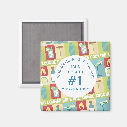 Beruflicher Barkeeper: Gefälligkeitspreis ・ Magnet (Vorderseite/Rückseite)