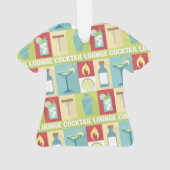 Beruflicher Barkeeper Iconic entwickelt Ornament (Rückseite)