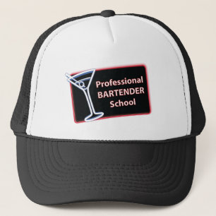 Beruflicher Barkeeper School Logo Trucker Hat Truckerkappe