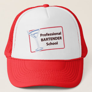 Beruflicher Barkeeper School Trucker Hat Truckerkappe