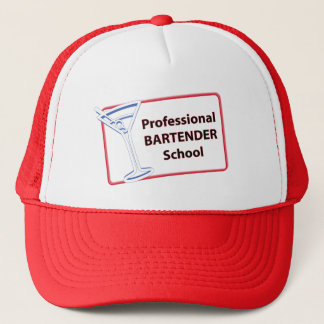 Beruflicher Barkeeper School Trucker Hat Truckerkappe