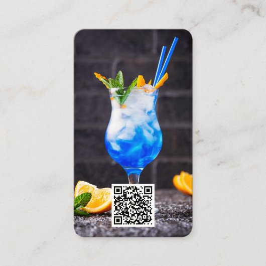 Beruflicher Barkeeper Visitenkarte (Vorderseite)