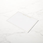 Beruflicher Basisname: Dünngrenzennotizkarte Folien Feiertagspostkarte (Gedreht)