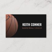 Beruflicher Basketballtrainer Visitenkarte (Vorderseite)