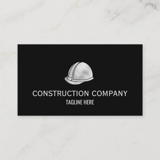 Beruflicher Bauauftragnehmer Visitenkarte (Vorderseite)