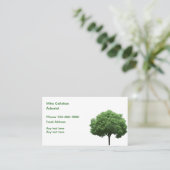Beruflicher Baum-Management-Baumzüchter Visitenkarte (Stehend Vorderseite)
