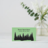 Beruflicher Baumstamm Visitenkarte (Stehend Vorderseite)
