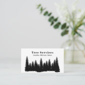 Beruflicher Baumstamm Visitenkarte (Stehend Vorderseite)