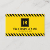 Beruflicher Bauunternehmer Visitenkarte (Vorderseite)