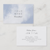 Beruflicher Berater-abstrakter Bürsten-Anschlag Visitenkarte (Vorne/Hinten)