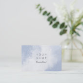 Beruflicher Berater-abstrakter Bürsten-Anschlag Visitenkarte (Stehend Vorderseite)