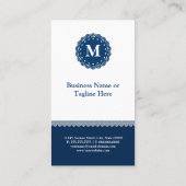 Beruflicher Berater - Psychologie - PSI-Symbol Visitenkarte (Rückseite)