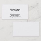 Beruflicher Berater von White Manager Visitenkarte (Vorne/Hinten)