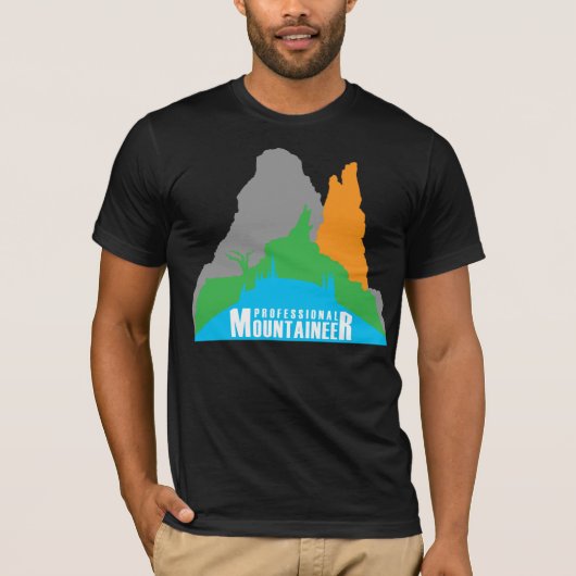 Beruflicher Bergsteiger T-Shirt (Vorderseite)