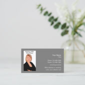Beruflicher Beruf-Fotovorlage Visitenkarte (Stehend Vorderseite)