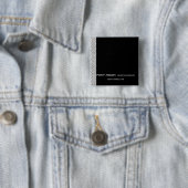 Beruflicher Beruf in trendy Black Pattern Button (Beispiel)