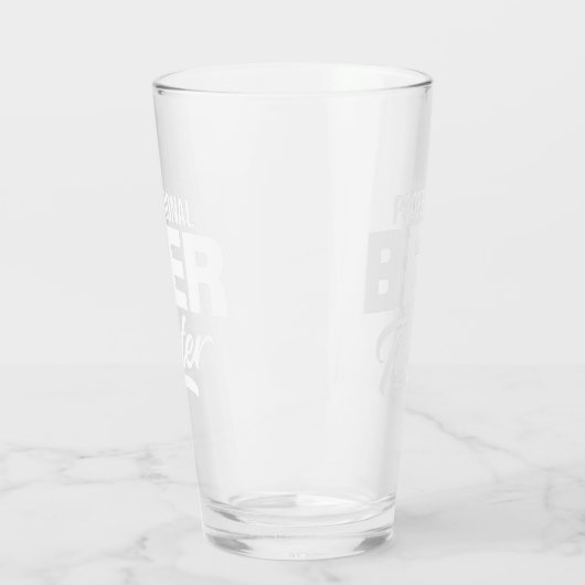 Beruflicher Bierkasten Glas (Links)