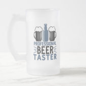 Beruflicher Bierkrebs Mattierte Bier-Tasse Mattglas Bierglas (Links)